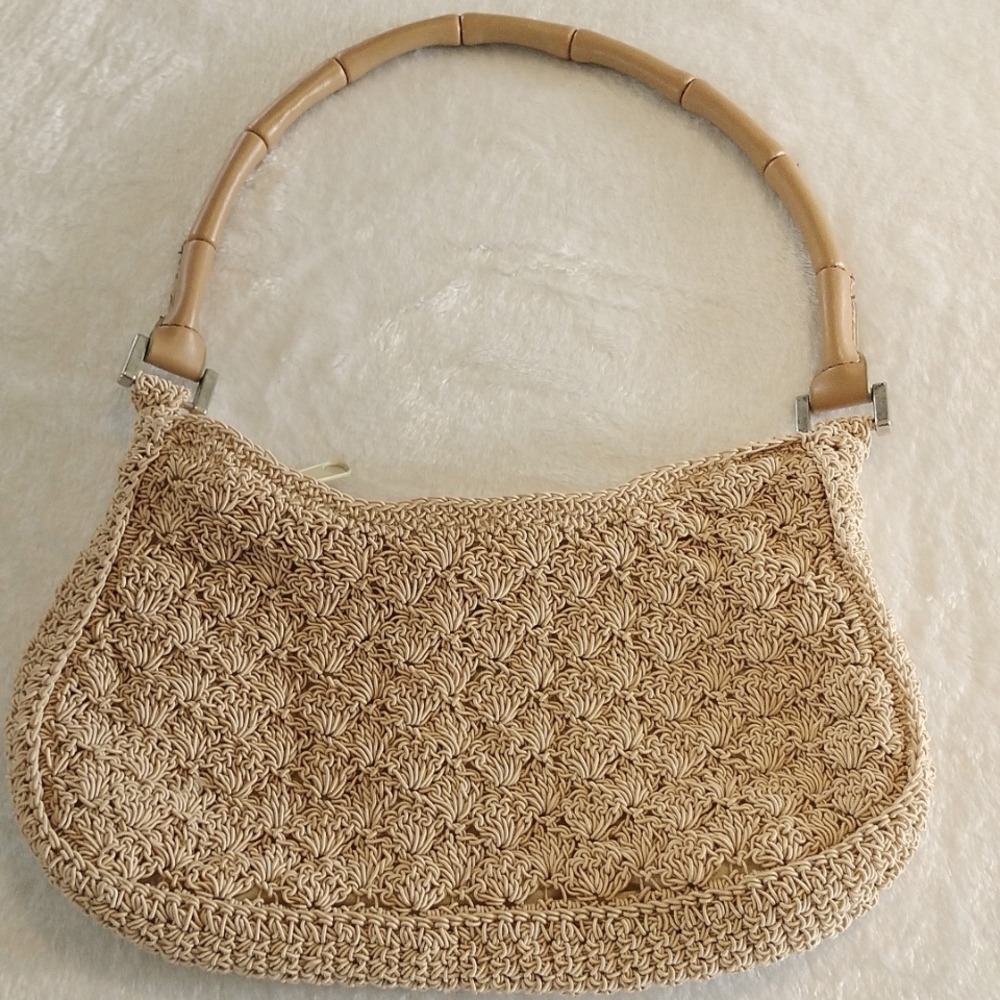 Jackson TAUPE KNIT PURSE